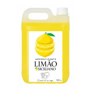 Xarope Limão Siciliano Para Soda Italiana Aromatizante Santo Shot 5 Litros