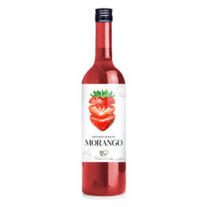 Xarope Morango Para Soda Italiana Aromatizante Santo Shot 500ml